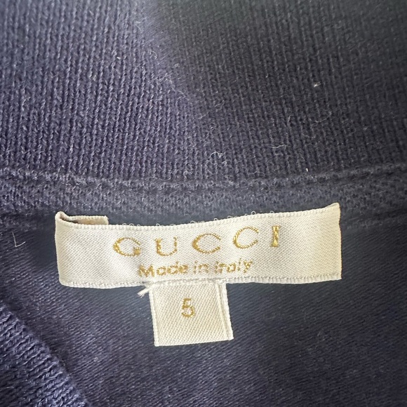 Kid’s Gucci Long Sleeve Polo 5T - Picture 3 of 3